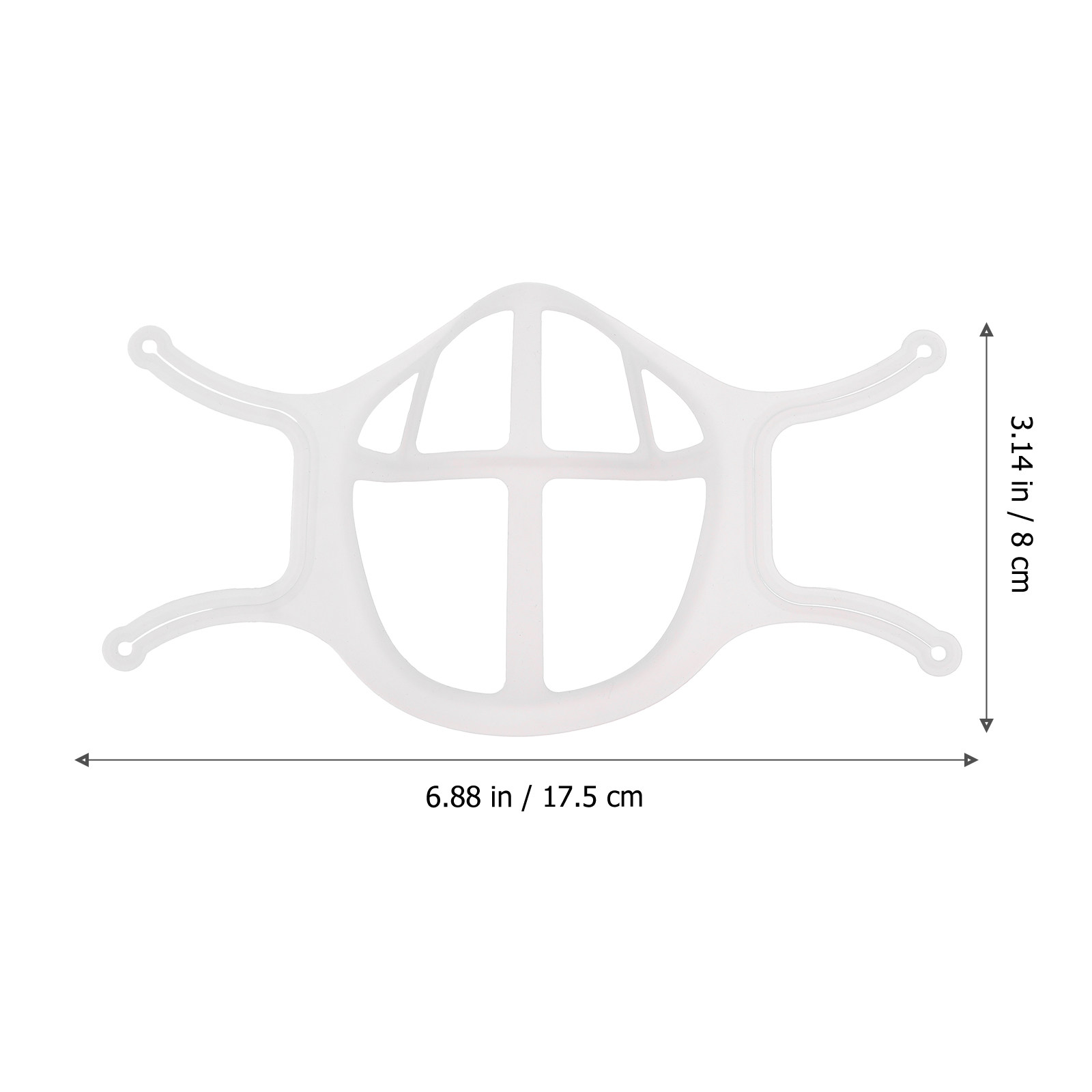 5 Buah Penyangga Masker Siliko - Silicone Mask Bracket ulasan dan harga