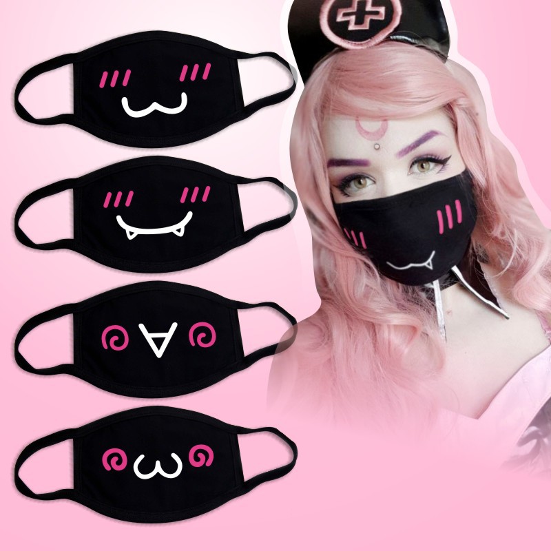 Masker Katun Hitam Uniseks Mas - Respirator Half Face ulasan dan harga